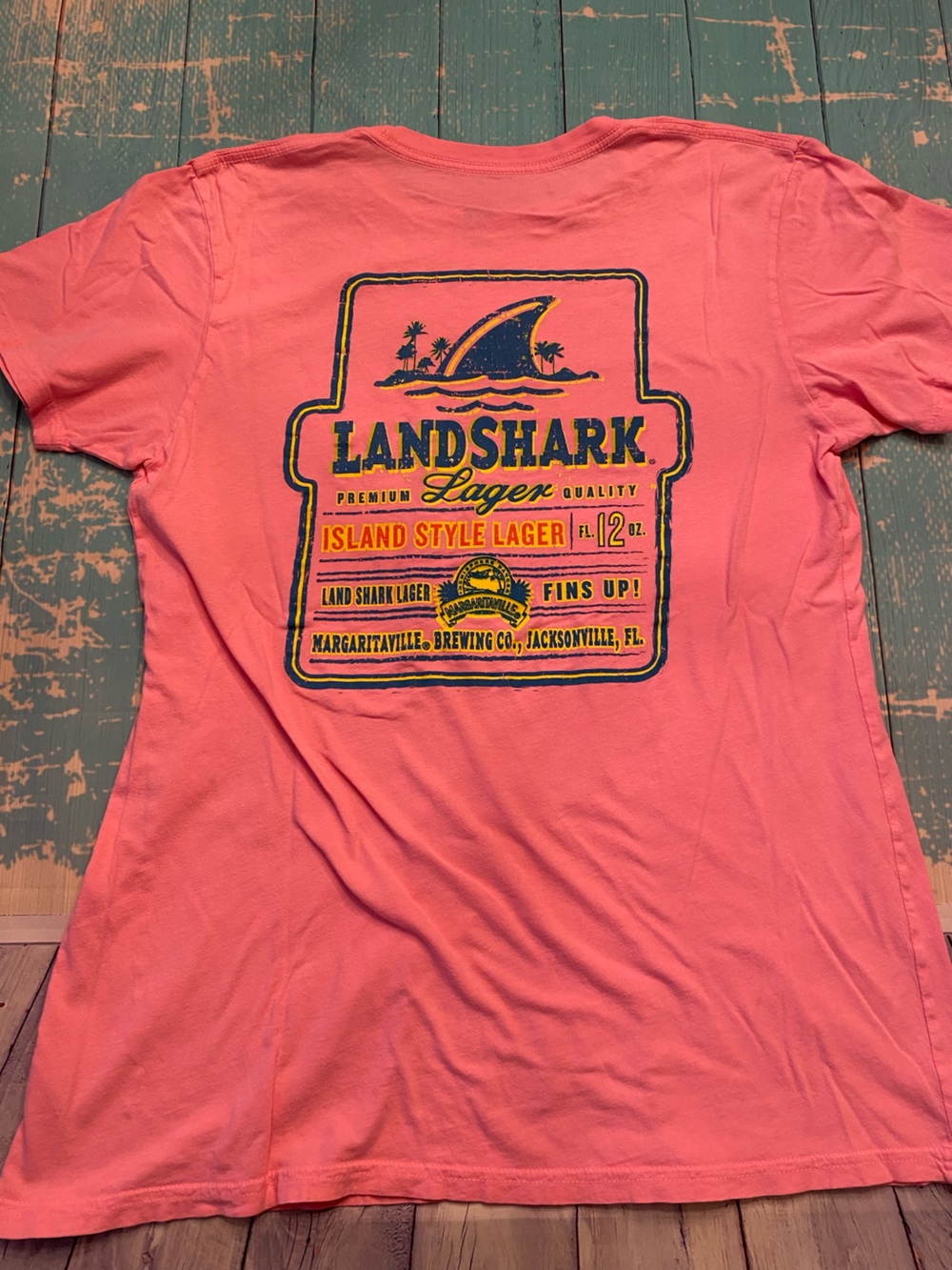 LandShark Lager Pink Logo Tee - Picture 4 of 10
